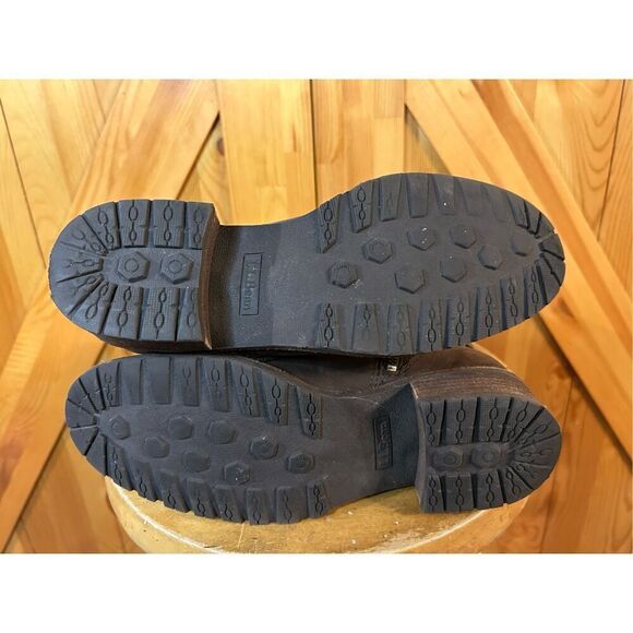 LL BEAN Tall Rustic Riding Boot Nubuck Leather Women's  6.5M - Picture 7 of 8